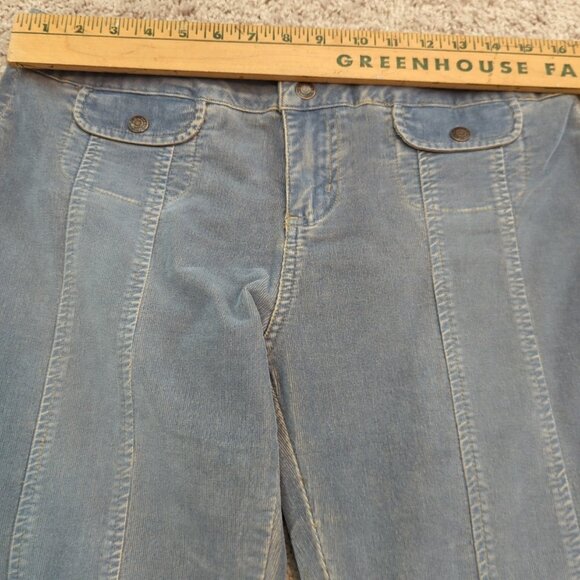 VTG Express Stretch Corduroy Flare Leg Pants Size 32 90’s Y2K Boho Hippie-lp - Picture 5 of 13